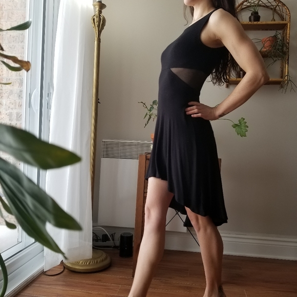 ✨ 3 for 30 ✨ Monteau Black Dress High Low - Picture 3 of 7